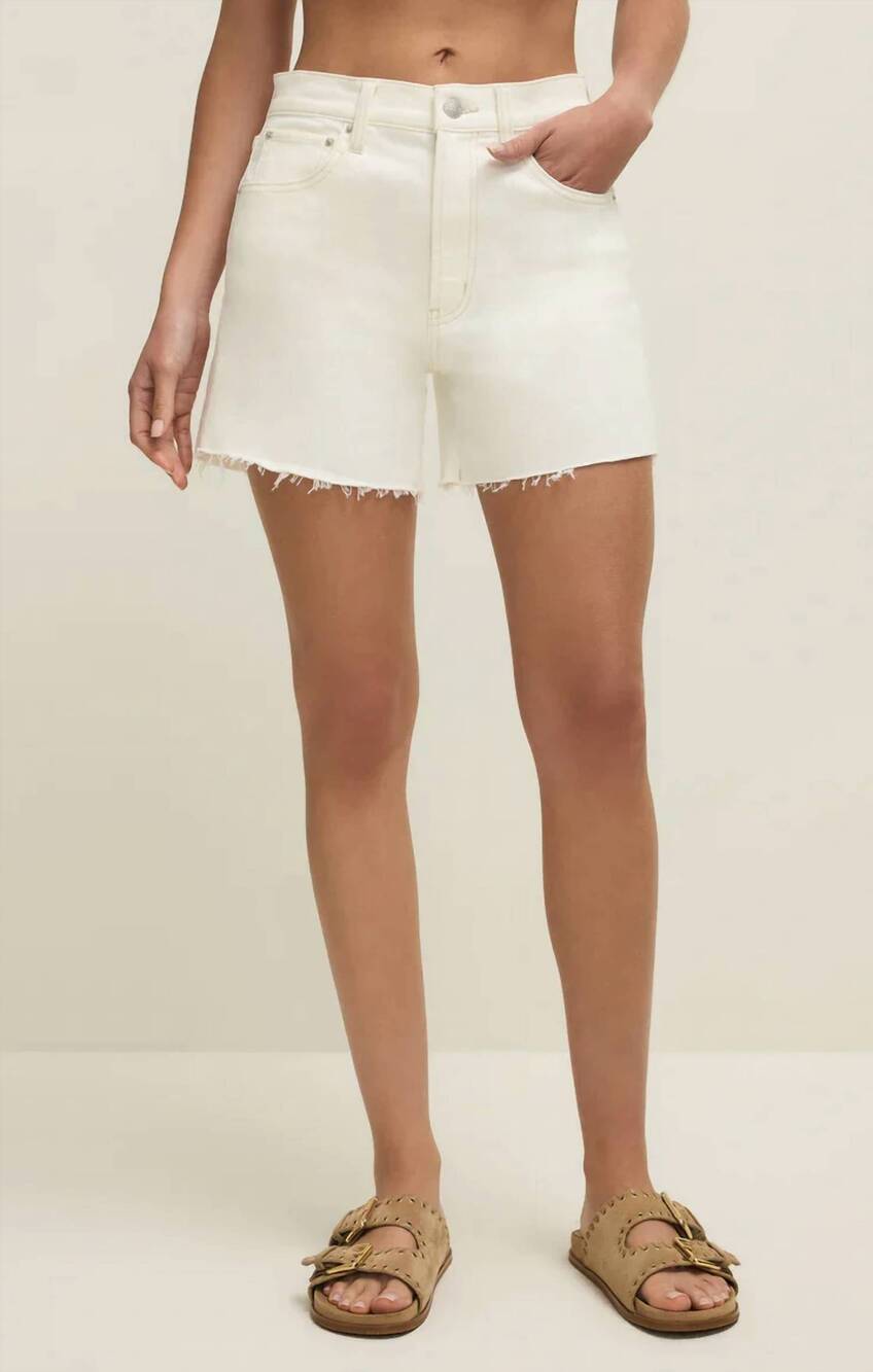 NEW Z SUPPLY jonah mid rise relaxed shorts in cloud